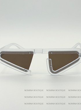 【限时清仓】Nomina未来感三角形绿色赛博朋克眼镜造型千禧风墨镜