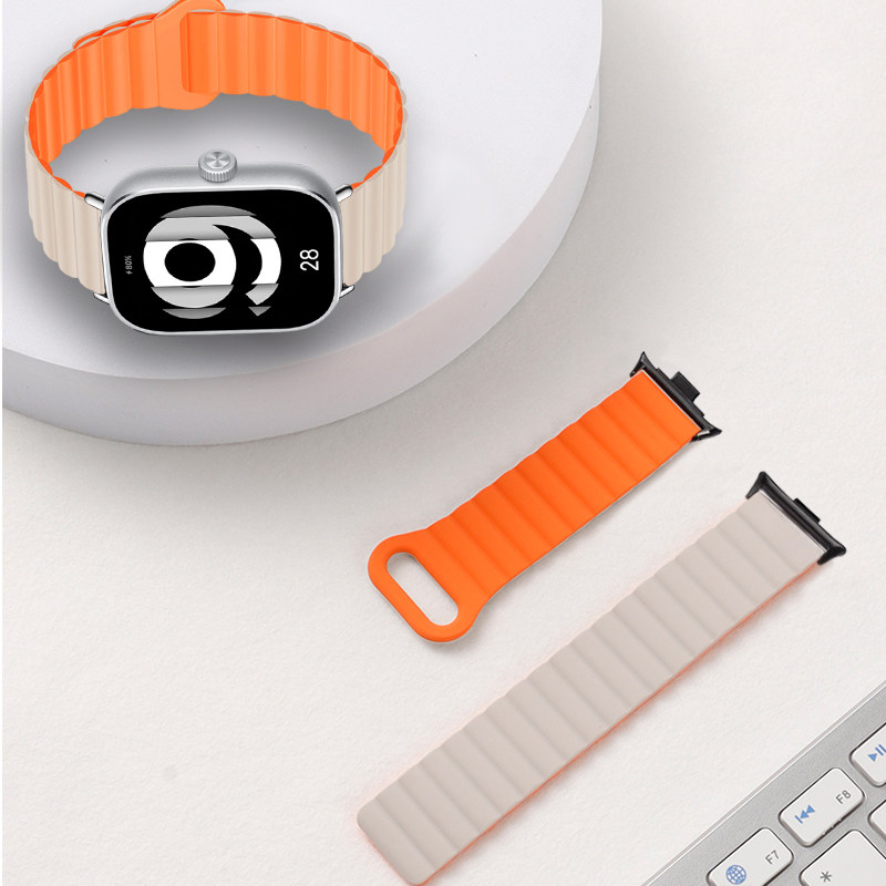 适用vivowatchgt表带iqoo手表watchgt2磁吸硅胶vivo2代腕带vivowatch1/2/3手表带透气男女款watch配件46新款
