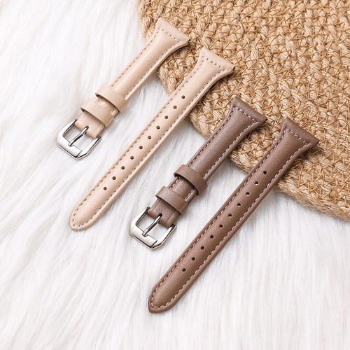 适用华为GT3手表GT4表带GT5/6女运动真皮手表链fit3小蛮腰女款Watch3/4女士Fit4pro新款2智能watchgt专用配件 - 图1