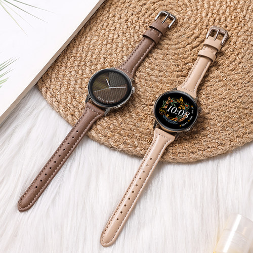 适用华为GT3手表GT4表带GT5/6女运动真皮手表链fit3小蛮腰女款Watch3/4女士Fit4pro新款2智能watchgt专用配件 - 图0