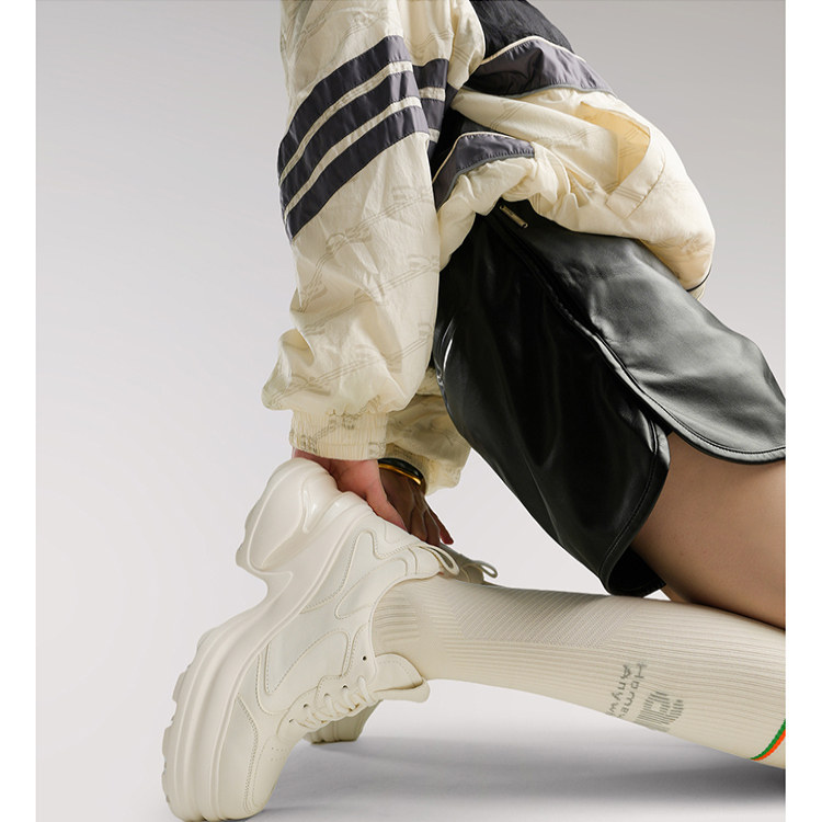 【小个子必备】夏诗文同款真皮厚底增高老爹鞋女秋冬休闲运动女鞋,淘宝优惠券,粉丝福利购,淘宝优惠卷