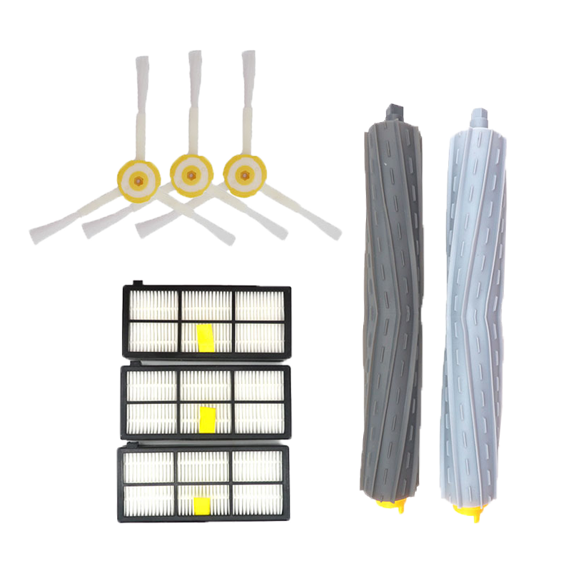 适配irobot扫地机器人配件主刷滚筒边刷滤网5/6/7/8/9电池万向轮-图3