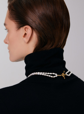 daartemis达弥蔷薇珍珠项链原创