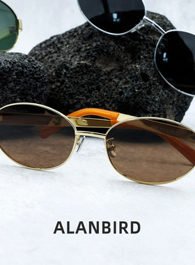 老钱风椭圆大框墨镜可配近视女款