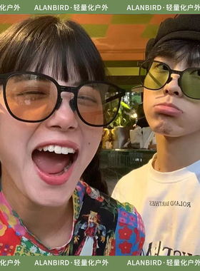 新款超轻时尚情侣款折叠近视墨镜