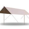 Vinyl canopy tent outdoor equipment table and chair camping six-piece set camping sunproof windproof rainproof awning cloth large