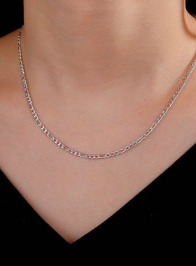 跨境热销不锈钢弗加罗链条嘻哈大金链子纯链条超粗男士项链裸锁链