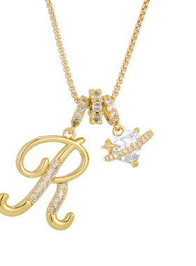 亚马逊新款小清新26英文花字母项链清纯少女项饰饰品源头厂家配件