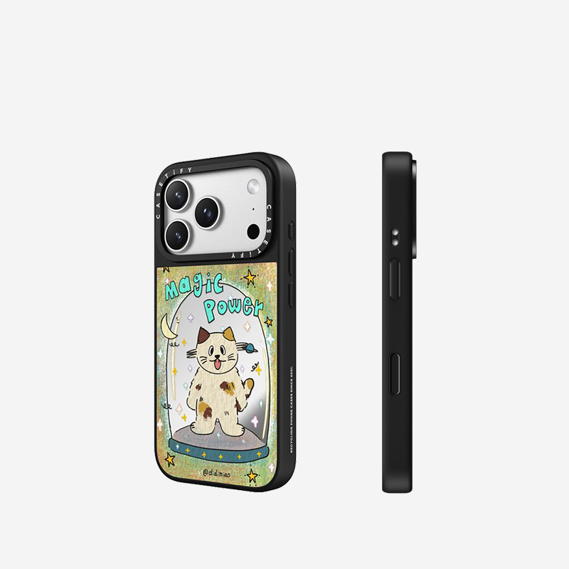 CASETiFY 迪迪Miao 魔法萌喵 适用于苹果iPhone17ProMax/17Pro/16ProMax/16Pro镜面手机壳
