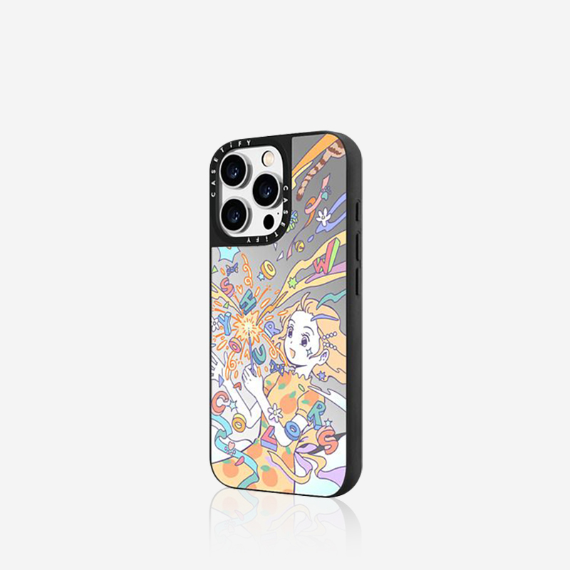 CASETiFY 烟花少女by Tonn Hsu适用于iPhone14/13/Plus/Pro/Max镜面手机壳 - 图1