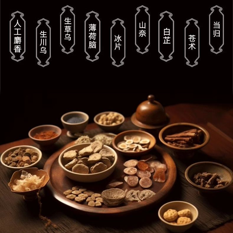 包邮】麝香壮骨膏10贴/盒镇痛消炎风湿痛关节痛腰痛肌肉酸痛扭伤
