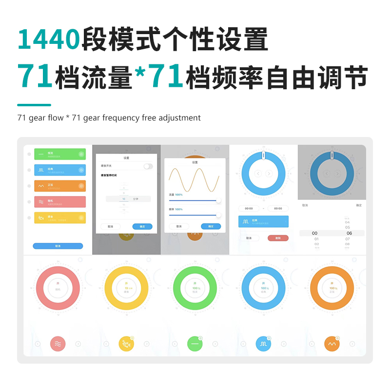 捷宝鱼缸造浪泵海缸水族箱智能冲浪泵增氧吹粪器造流泵变频超静音-图1