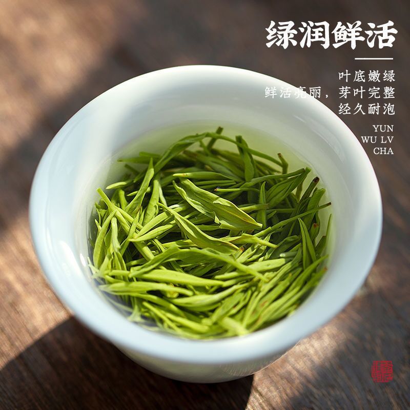 买一送一共500g新茶高山云雾绿茶2024新茶明前日照原产浓香型茶叶 - 图3