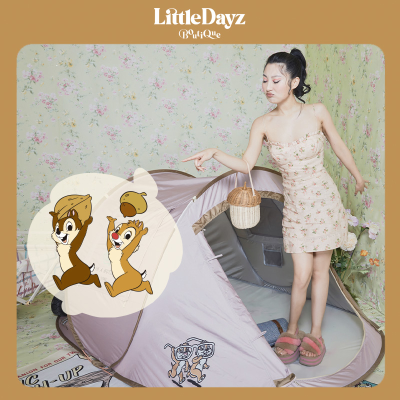 LittleDayz奇奇蒂蒂户外露营帐篷游戏屋自动小抛帐折叠便携式儿童-图2