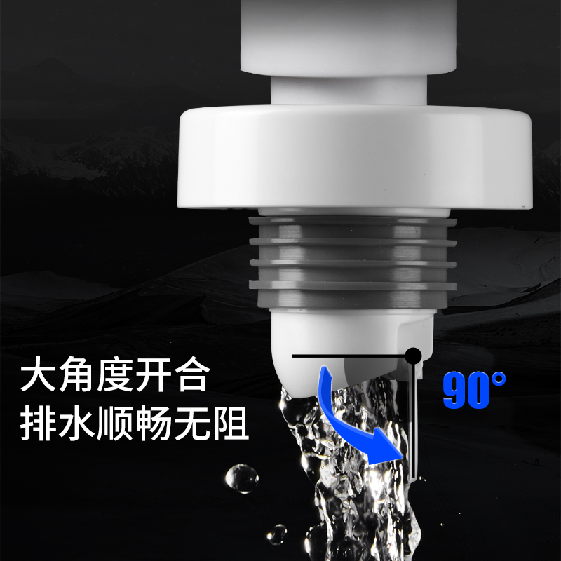 下水管防返臭神器厨房管道密封圈塞洗手盆防臭下水管道封口盖配件