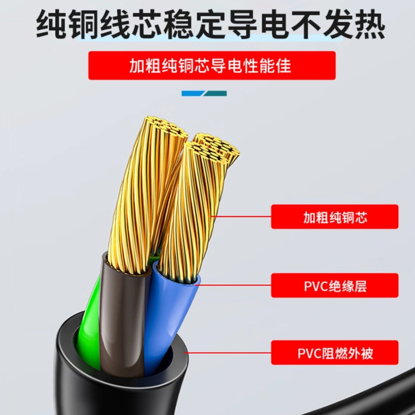 电脑机箱电煮锅线国标10A三孔品字尾1.5平方大功率超薄弯头电源线,淘宝优惠券,粉丝福利购,淘宝优惠卷