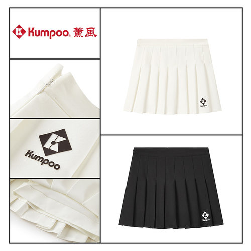 薰风羽毛球服运动短裙夏季透气速干休闲女百褶短裙熏风K243W-7033 - 图3