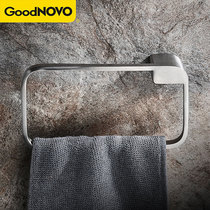 Towel ring 304 stainless steel towel ring hanging ring square hanging ring q Towel Rack Makeup Room Bathroom Towel Hook
