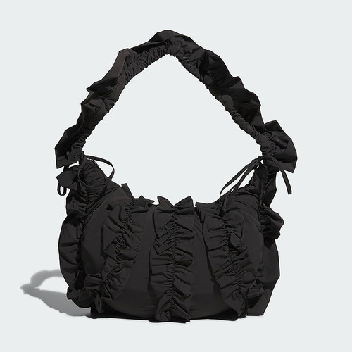 adidas阿迪达斯三叶草女包大号时尚荷叶边运动手提包挎包IA8915 - 图0