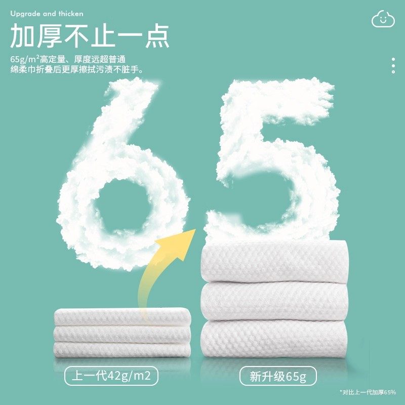 笨笨熊婴儿洗脸巾宝宝手口屁专用加厚一次性绵柔巾干湿两用擦脸巾,淘宝优惠券,粉丝福利购,淘宝优惠卷