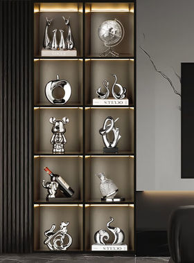 正想高档酒柜装饰品摆件客厅电视柜轻奢大摆件办公室玄关桌面工艺