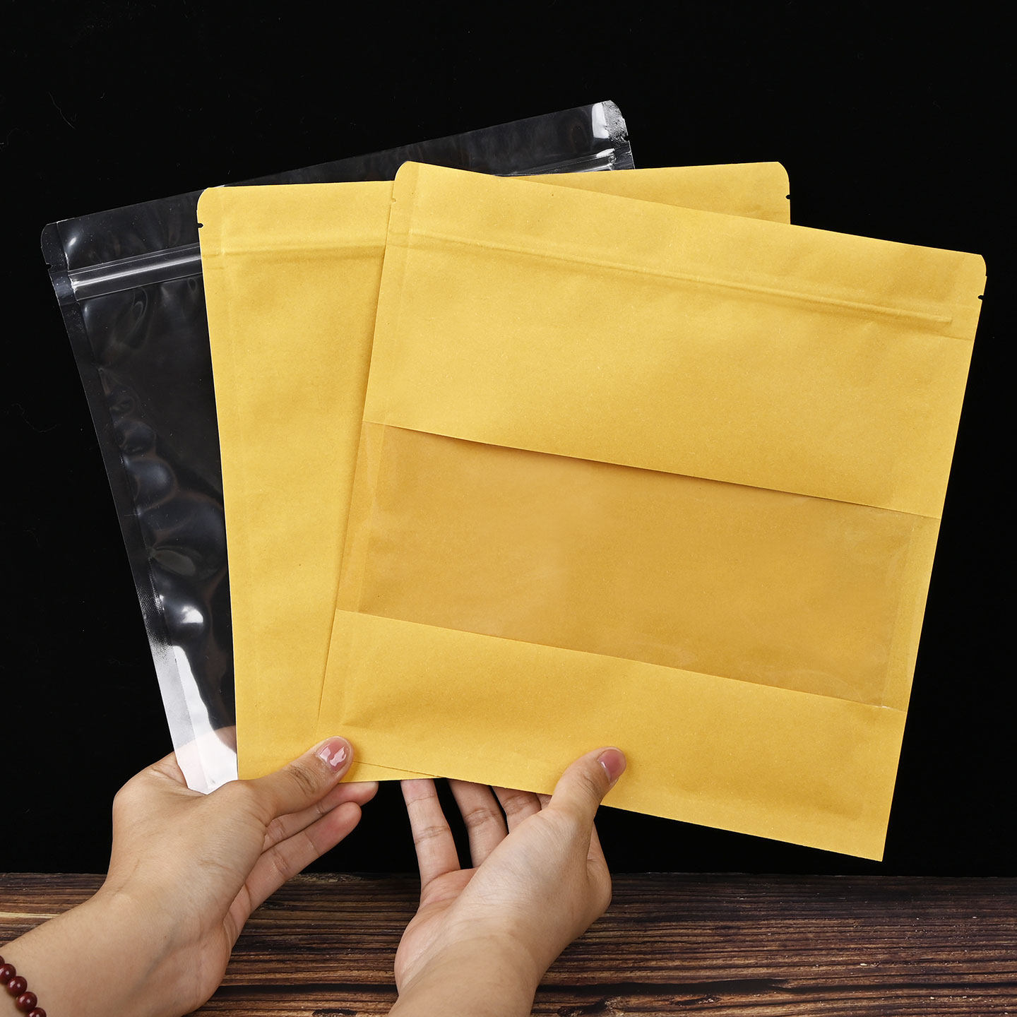 普洱茶饼透明包装袋357g茶饼牛皮纸防潮茶叶自封袋白茶密封袋袋子,淘宝优惠券,粉丝福利购,淘宝优惠卷