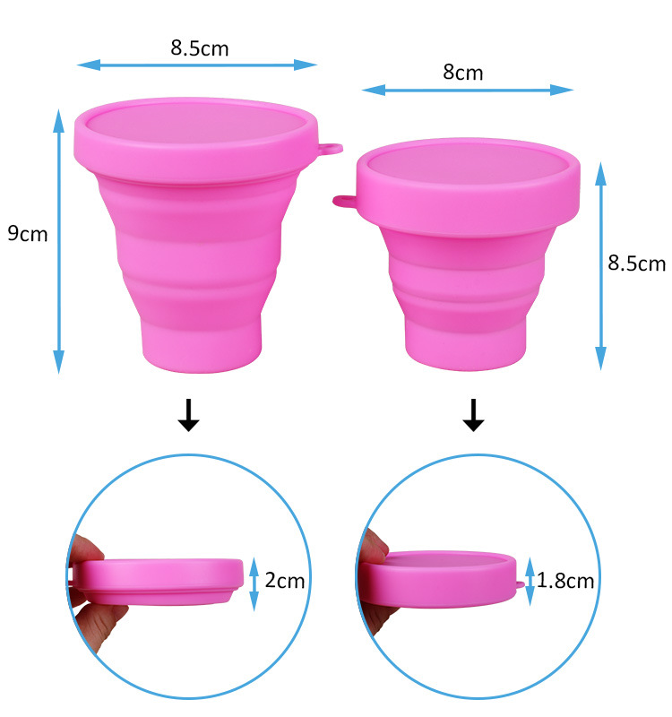 月经杯折叠收纳盒消毒 Menstrual cup storage box 1pcs - 图1