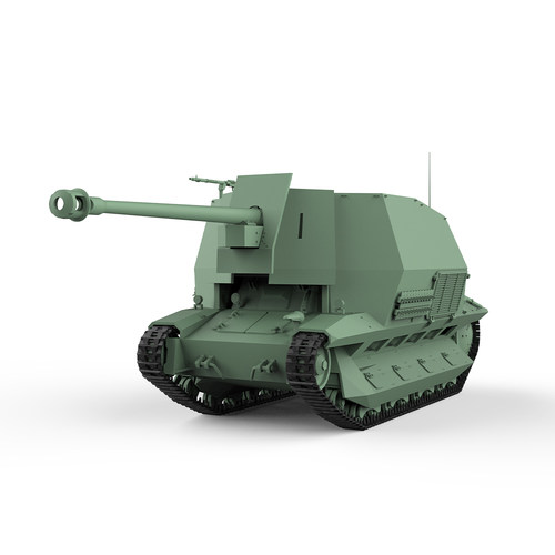 SSMODEL SS35656 1/35 军事模型 法国 FCM36 PAK40 坦克歼击车 - 图0