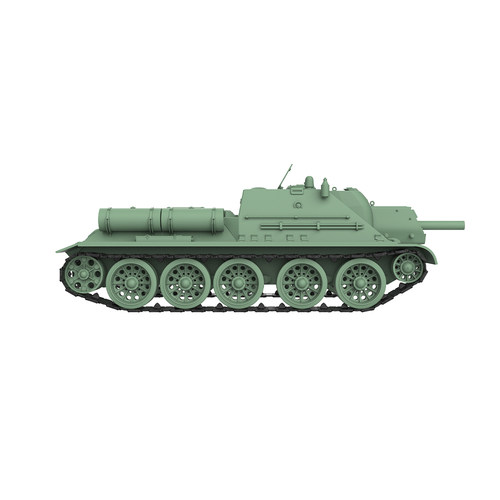预售SSMODEL SS48754 1/48 军事模型 苏联 SU-122自行火炮 - 图2