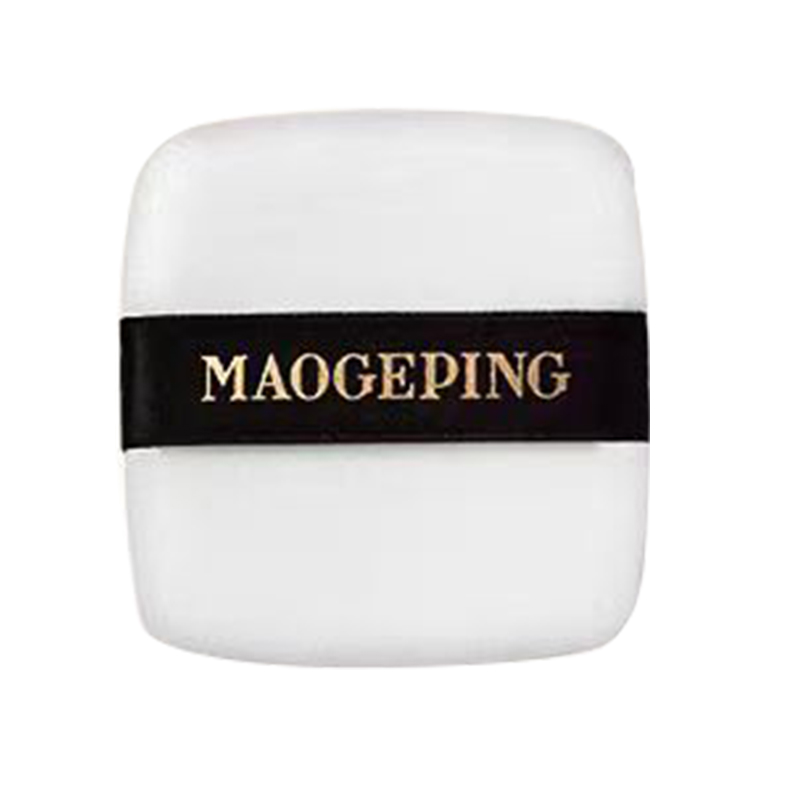 毛戈平粉饼粉扑小金扇替换专用定妆高光便携植绒黑丝带款粉扑现货 - 图3