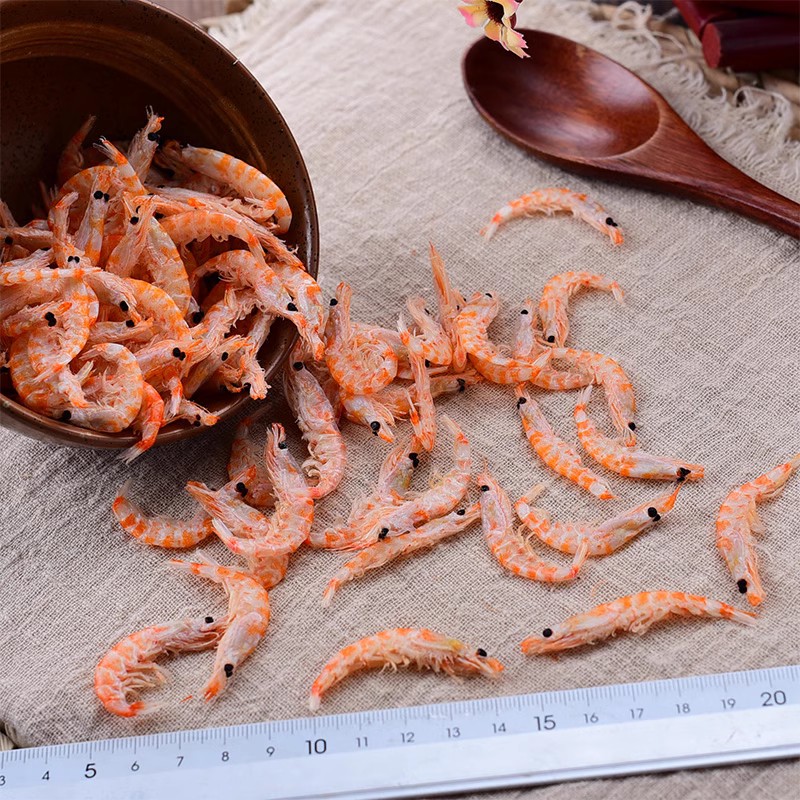 南极红磷虾皮500g淡干海味非特级新鲜即食红虾皮宝宝虾米海鲜干货 - 图2