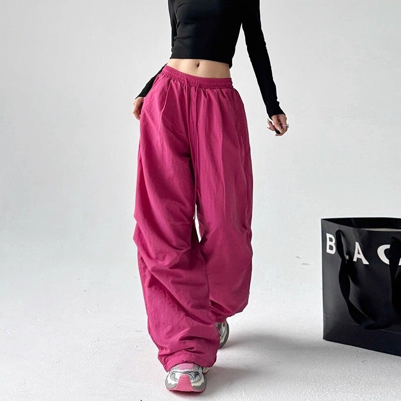 英国DHWA美式工装卫裤女2025新款春秋冬休闲百搭宽松休闲阔腿裤子,淘宝优惠券,粉丝福利购,淘宝优惠卷