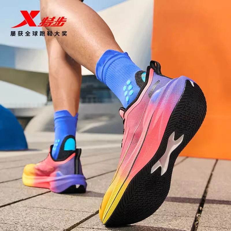 特步两千公里二代减震跑鞋男款体测专用竞速运动鞋子2000公里2代 - 图2