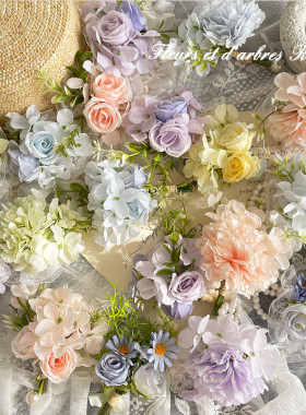 小清新玫瑰婚礼手腕花胸花