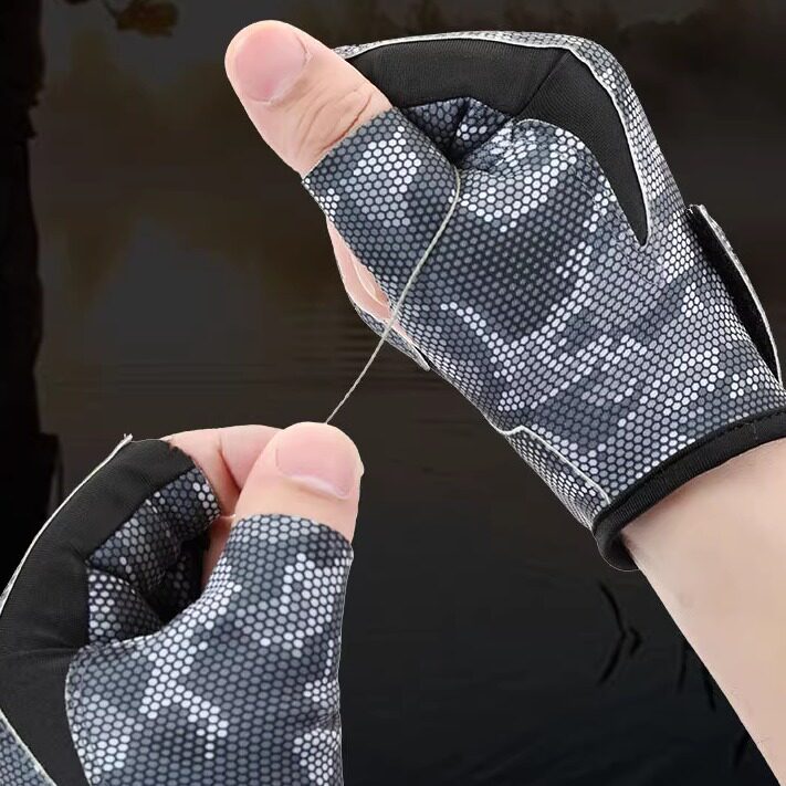 钓鱼手套专用露三指新款防刺防水垂钓路亚不沾饵防滑耐磨户外防晒,淘宝优惠券,粉丝福利购,淘宝优惠卷