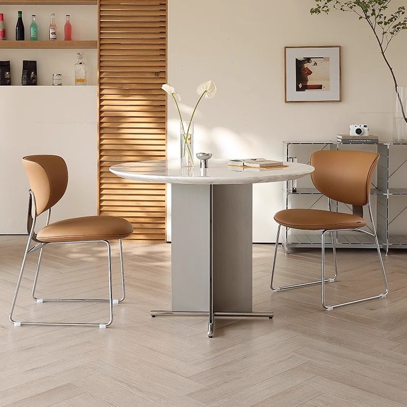 维可/实木圆桌小户型中古风饭桌实木餐桌家用设计师大理石圆形桌,淘宝优惠券,粉丝福利购,淘宝优惠卷