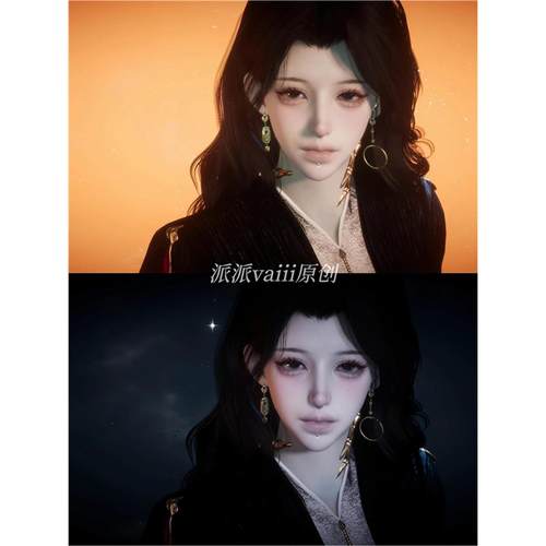 发2  甯 派派vaiii 燕云十六声捏脸女 端游手游通用 - 图1