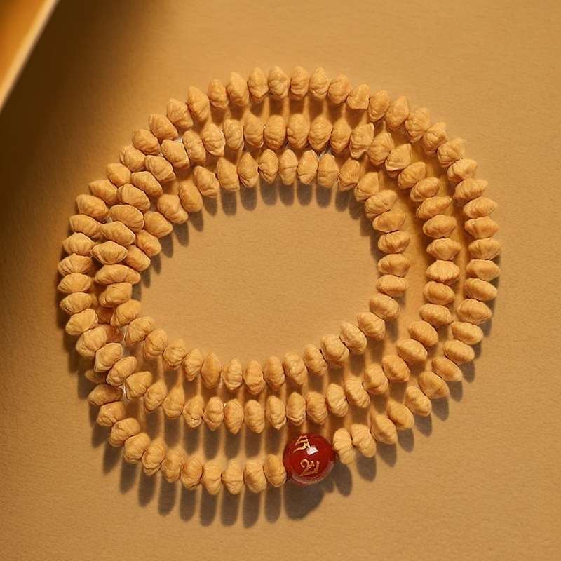 金叶莲花菩提佛珠手持飞碟念珠金叶菩提招财项链九华山金钱子手串,淘宝优惠券,粉丝福利购,淘宝优惠卷