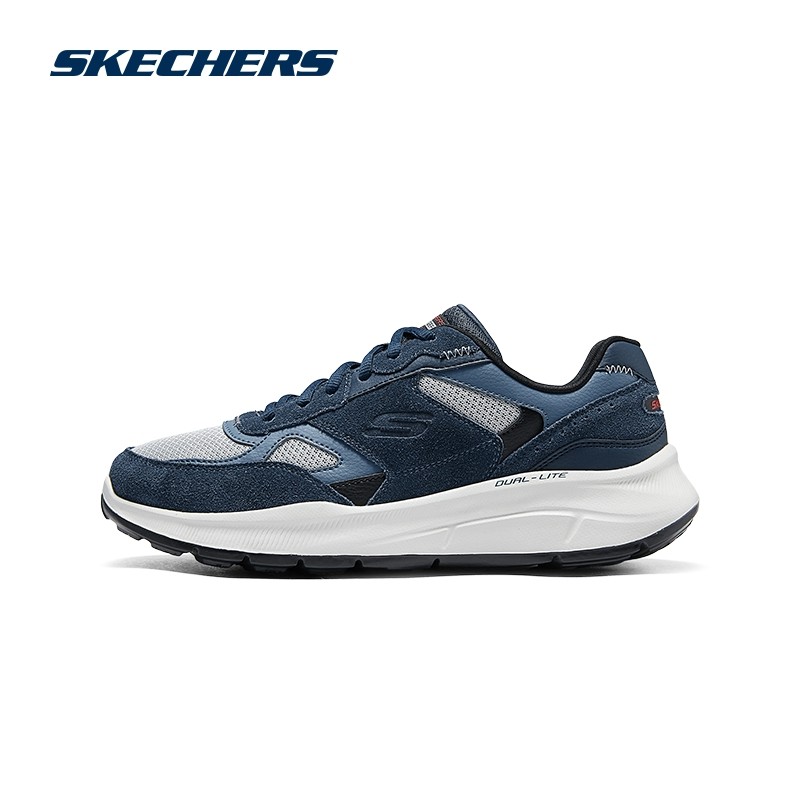 skechers斯凯奇运动鞋男鞋网面透气鞋子官方正品跑步鞋男款休闲鞋