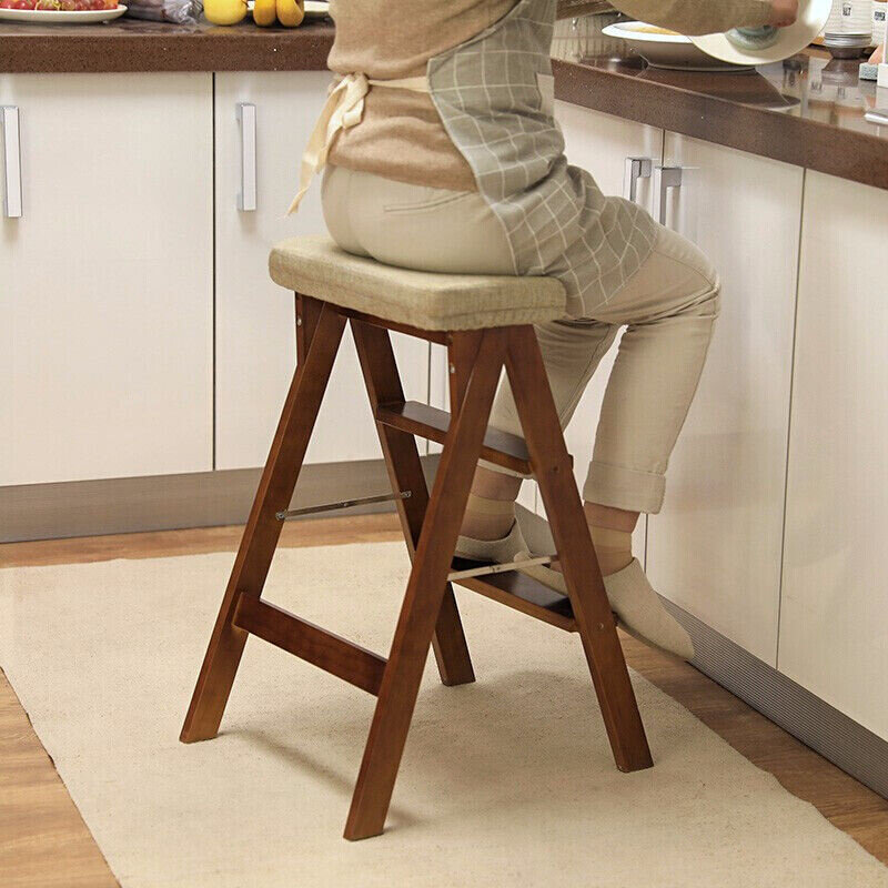 lid oood foldinglstool household step stowlS simp e mod - 图0