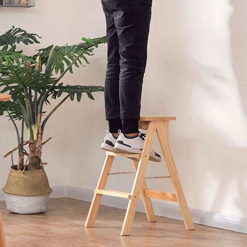 lid oood foldinglstool household step stowlS simp e mod - 图1