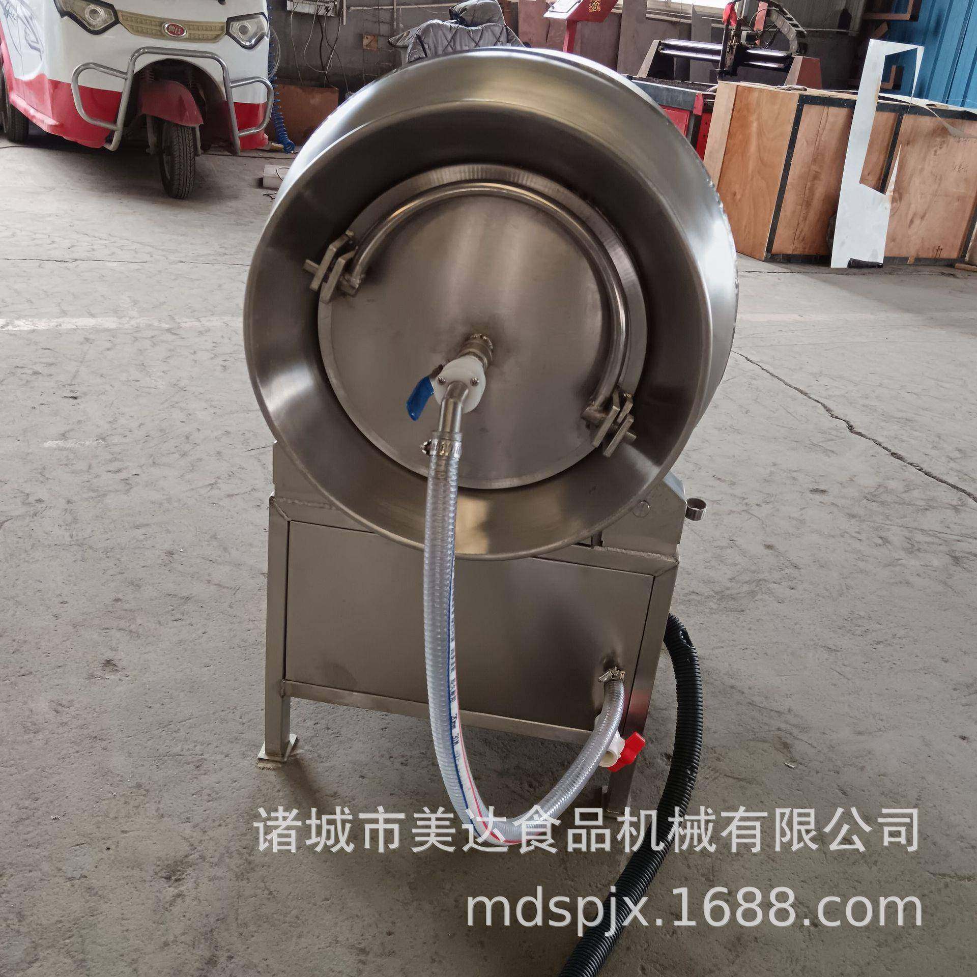 自动卤牛肉真空滚揉机不锈钢午餐肉肠类腌肉机鸡柳腌制滚揉设备,淘宝优惠券,粉丝福利购,淘宝优惠卷