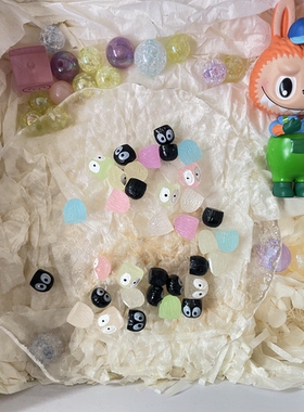 树脂配件DIY奶油胶材料包迷你mini小号手机壳发夹发绳配件奶油胶