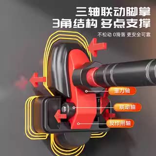 特步单杠室内家用引体向上杆免打孔训练器材吊环门框大人健身拉伸 - 图0