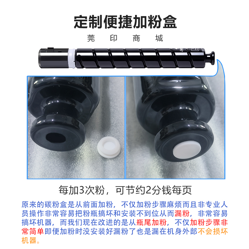 适用佳能c3330粉盒c3530 C3120L碳粉3125 npg67墨粉3325 - 图0