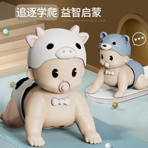 Baby learn to crawl electric climbing va guided baby will climb 6 to 12 months Toy toddlers 1 year of head-up training