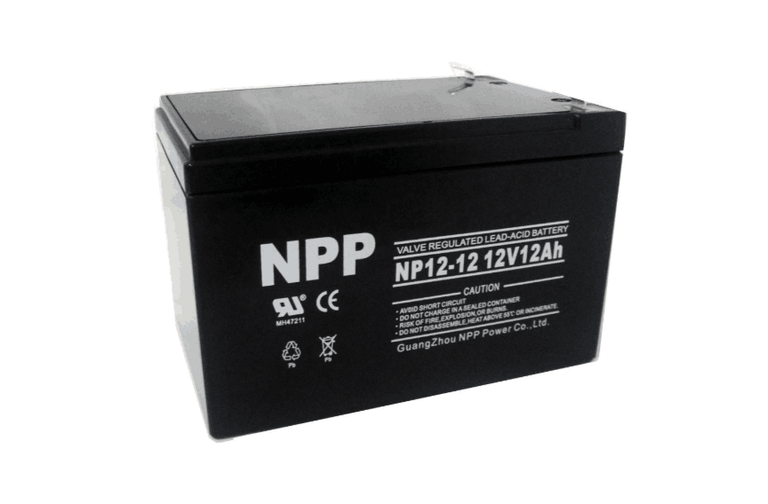 NPP耐普蓄电池NP12-7防盗报警主机12V7AH安防喷雾器电梯蓄电池-图1