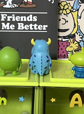 玩具总动员Q版三眼仔苏利文大眼仔可爱模型摆件散货公仔玩具洞鞋