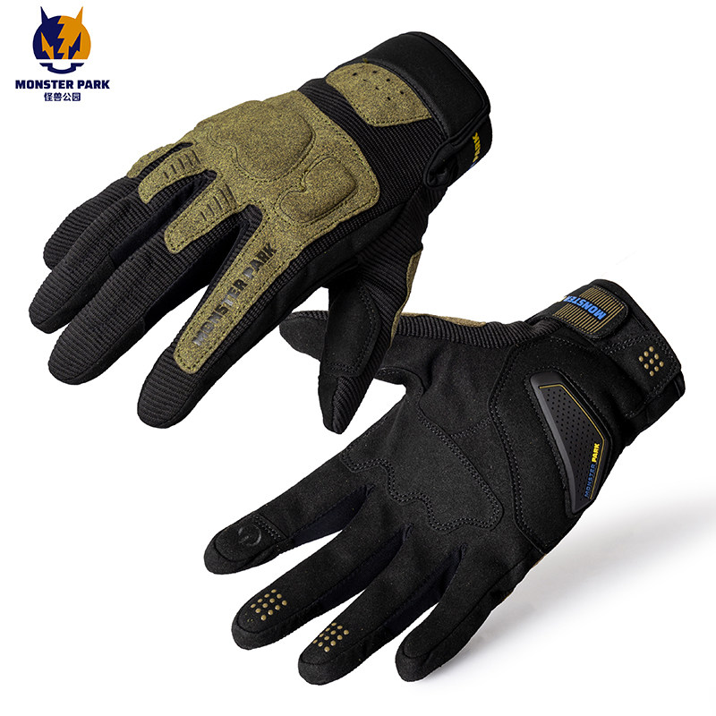 Monster Park Motorcycle Breathable Touch Screen Knight Gloves