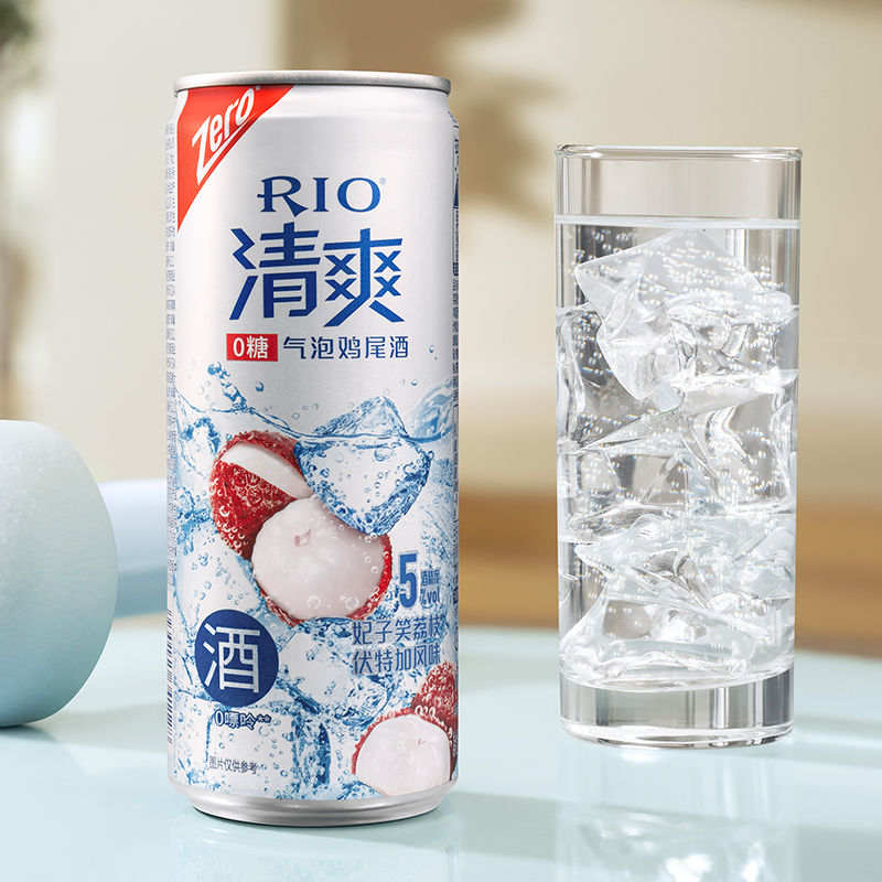 RIO锐澳预调鸡尾酒5度清爽气泡酒气泡水330ml*6罐果酒低度酒 - 图1